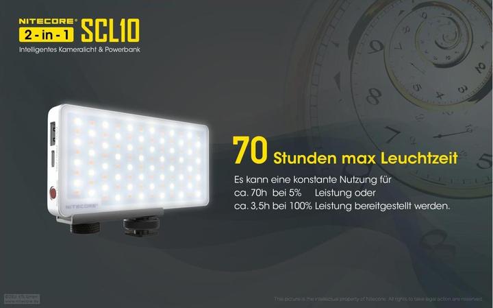 Image du produit Nitecore SCL10 Kameralicht (Autres lumières permanentes)