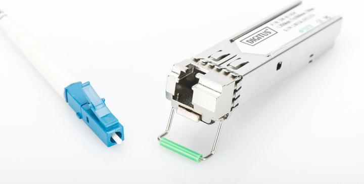 Actual product image Digitus SFP+ 10 Gbps Bi-directional Module Singlemode 10km Tx1330/Rx1270 LC Simplex Connector with DDM
