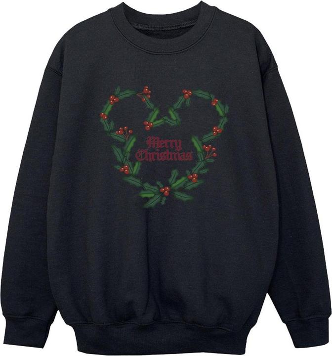 Produktbild Disney Mickey Mouse Merry Christmas Holly Sweatshirt Jungen (152, 158)