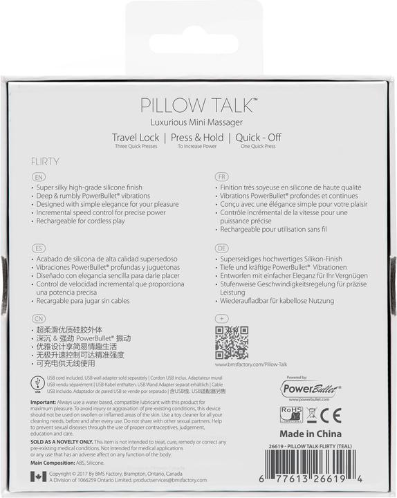 Actual product image Pillow Talk Flirty