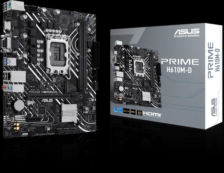 Image du produit ASUS PRIME H610M-D (LGA 1700, Intel H610, mATX)