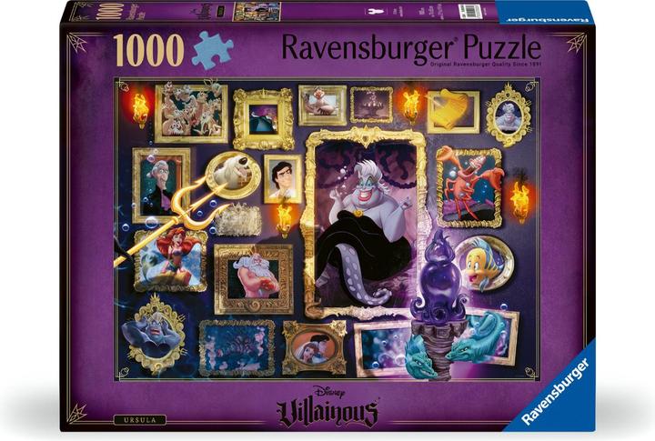 Immagine prodotto Ravensburger Puzzle 1000 pezzi 12000039 - Ursula cattiva di Disney - I popolari personaggi di (1000 pezzi)