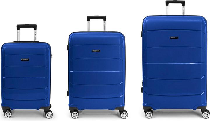 Actual product image Gabol Midori 4-wheel suitcase set 3 pcs. (215 l, XL (from 140l))