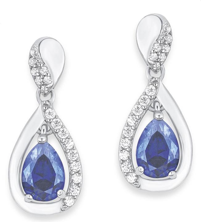 Actual product image Amor These fashionable approx. 20 mm long earrings are made of 925 sterling silver (Silver)