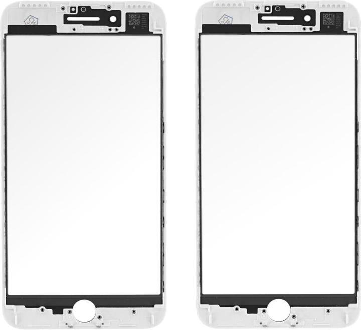 Image du produit OEM Verre d'écran pour iPhone 7 Plus blanc (Écran, iPhone 7 Plus)