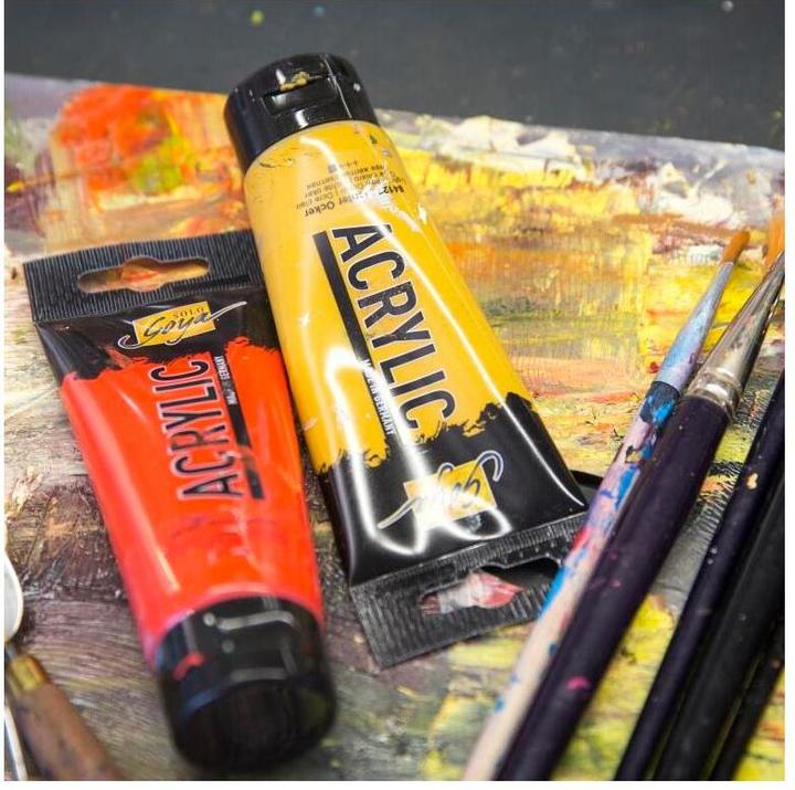 Produktbild Kreul SOLO GOYA Acrylfarbe neutralgrau 100,0 ml (Neutralgrau, 100 ml)