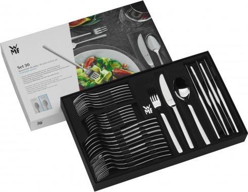 Produktbild WMF Essbesteck Besteckset 6 Personen Merit 30tlg Edelstahl 18/10 poliert (30 Stück, Besteck Set)