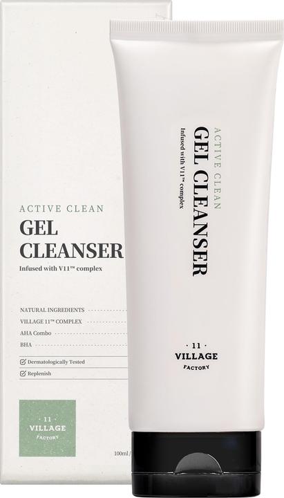Village 11 Factory Active clean gel cleanser (Gel, 100 ml)