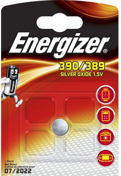 Produktbild Energizer Silver Oxide 390/389 (1 Stk., SR54, 90 mAh)