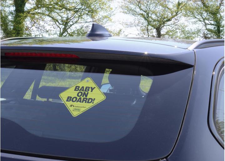 Actual product image Bébé Confort Baby on Board sign | BBC BABY ON BOARD ROADSIGN YELLOW
