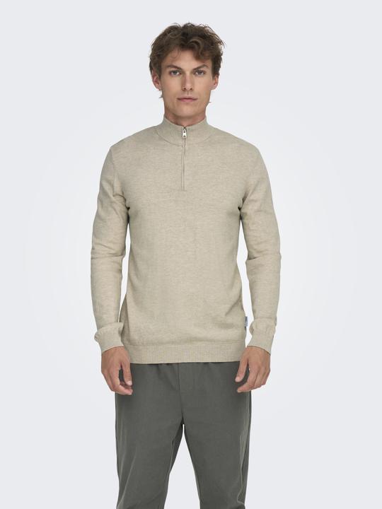 Produktbild Only & Sons Normal geschnitten Rundhalsausschnitt Pullover Strickpullover (L)