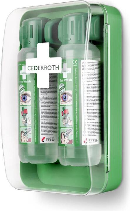 Actual product image Cederroth Augendusche 'Eye Wash Cabinet' 2x0.5l