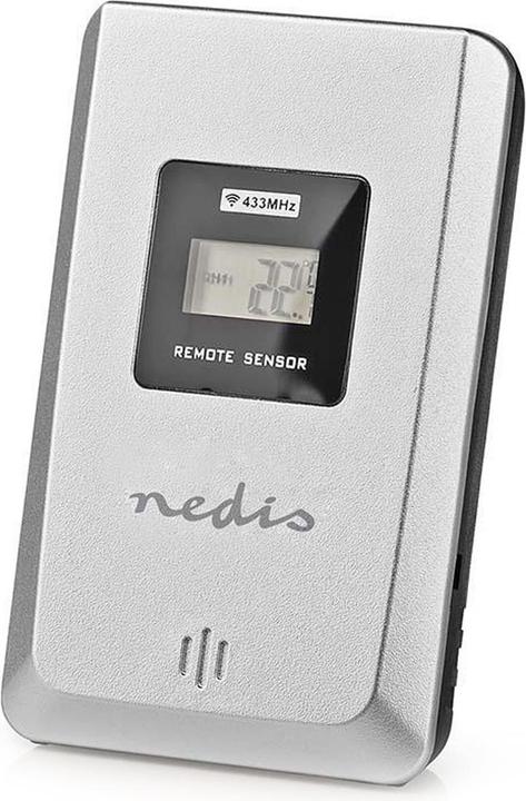 Produktbild Nedis Wetterstation - Alarm - Hygrometer - Aussensensor - Schwarz/Silber