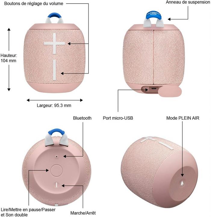 Actual product image UE Wonderboom 2 (13 h, Rechargeable battery operated)