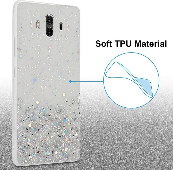 Actual product image Cadorabo TPU cover sparkling glitter (Huawei Nova 2i)