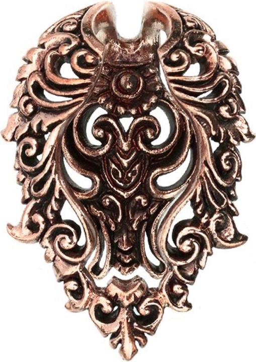 Star Piercing Ohrgewicht Schlüsselloch rosegold Stammes Schild (ohne Messing, Bronze)