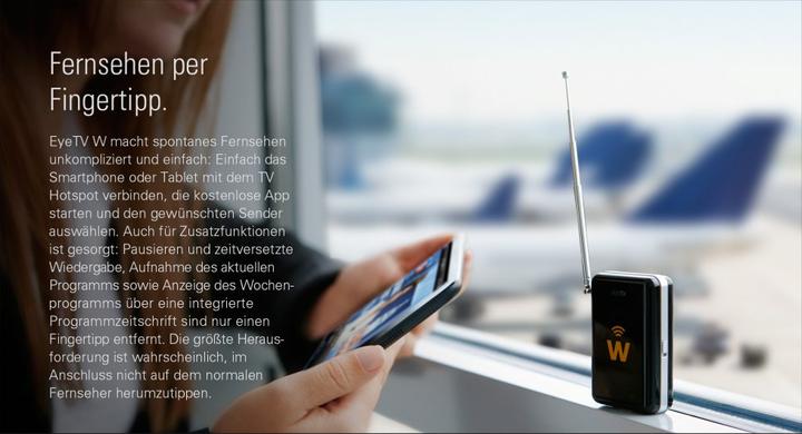 Actual product image Elgato eyeTV W Mobile TV Hotspot DVB-T - iPad/Android/Mac (DVB-T)