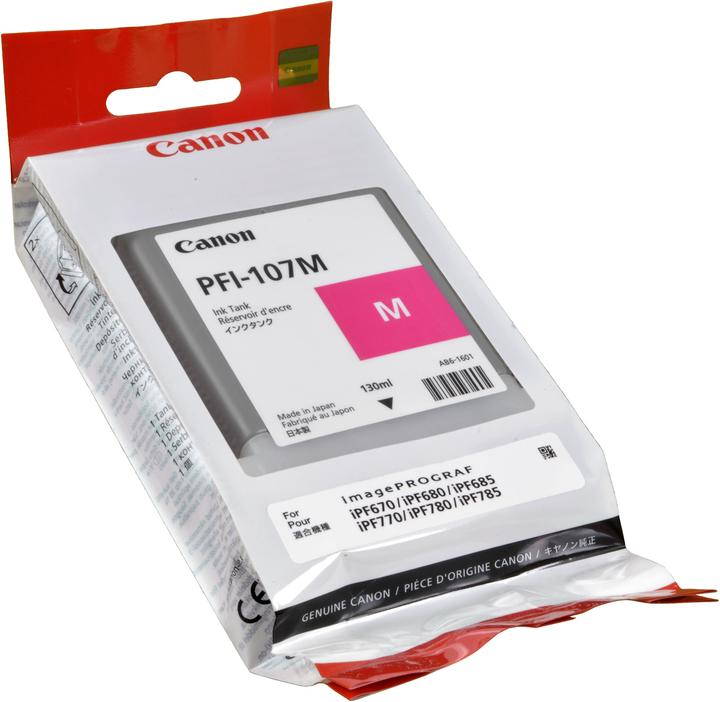 Actual product image Canon Pfi-107m (M)