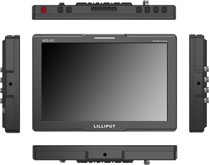 Image du produit Lilliput 10.1" 1500nit 12G-SDI Moniteur avec 4K60p HDMI/HDR/3D-LUT (10.10", Full HD)