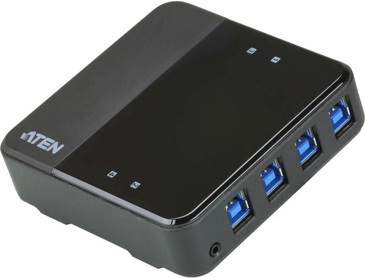 Aten US3344 4 x 4 USB 3.2 Gen1 Peripherie-Freigabe-Switch (USB-A, 8 Ports)