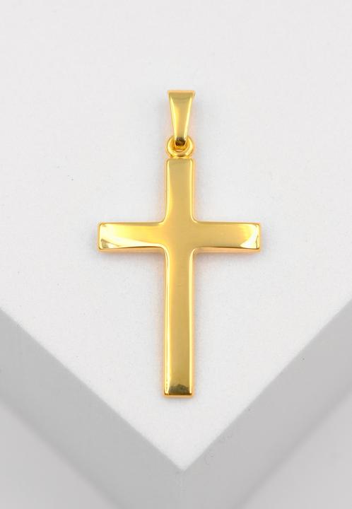 Produktbild Muau Kreuz (750/18K Gelbgold)