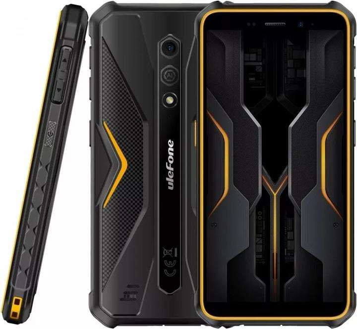 Produktbild Ulefone Smartphone Armor X12 Pro 4GB/64GB (etwas orange) ohne Ladegerät (64 GB, Schwarz, Orange, 5.45", Dual SIM, 4G)