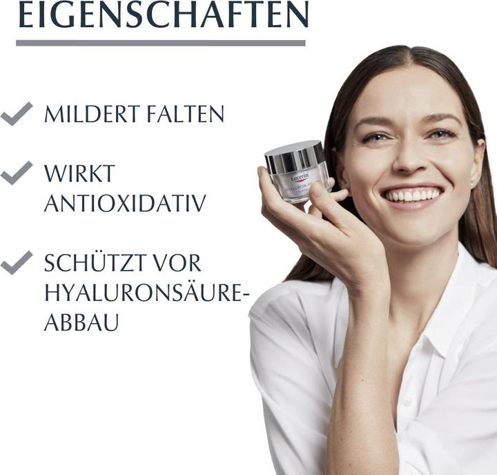 Produktbild Eucerin HYALURON-FILLER + 3x EFFECT Tagespflege LSF 15 trockene Haut (50 ml, Tagescreme, SPF 15)