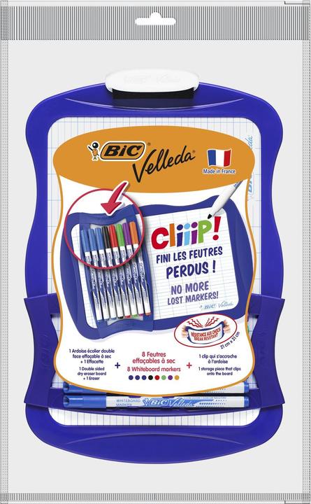 Actual product image Bic Velleda Whiteboard met 8 Markers