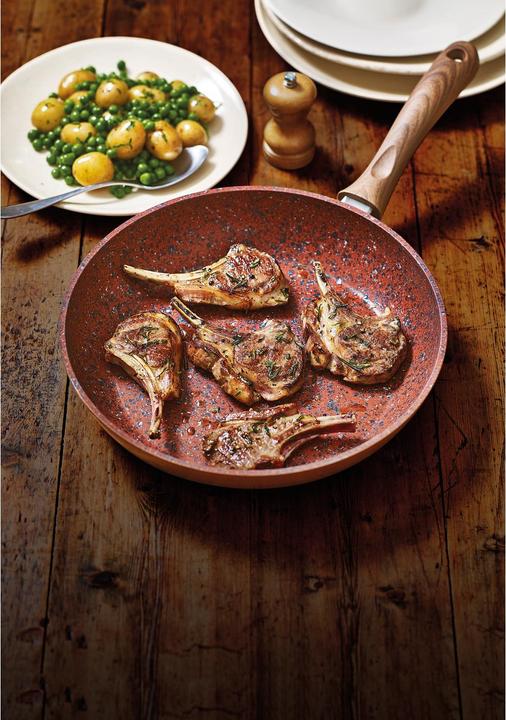 Image du produit Livington Copper & Stone Pan (25 cm, Poêle à frire, Cuivre, Aluminium, Acier)