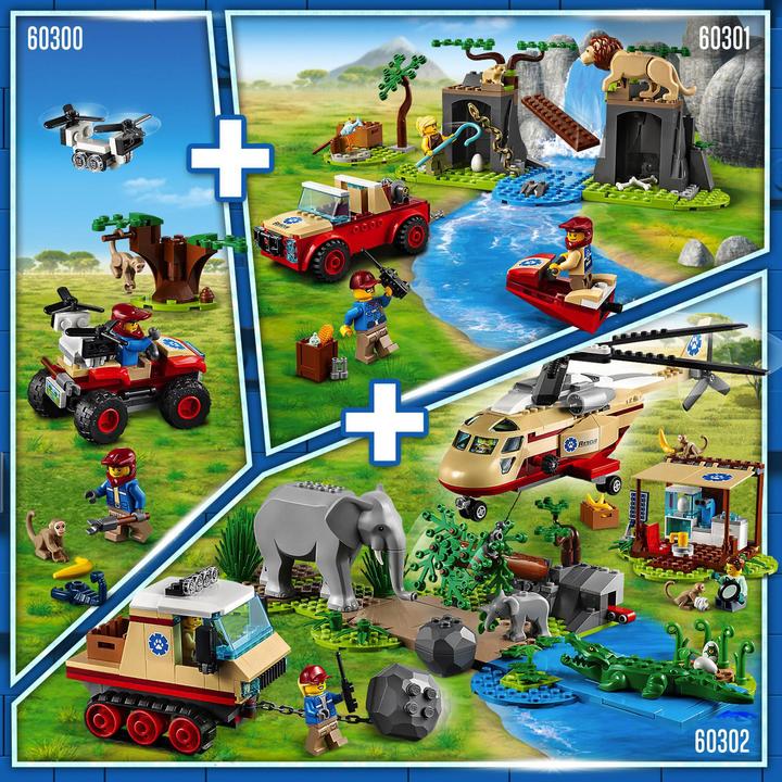 Immagine prodotto LEGO Missione di salvataggio degli animali (60302, LEGO City)