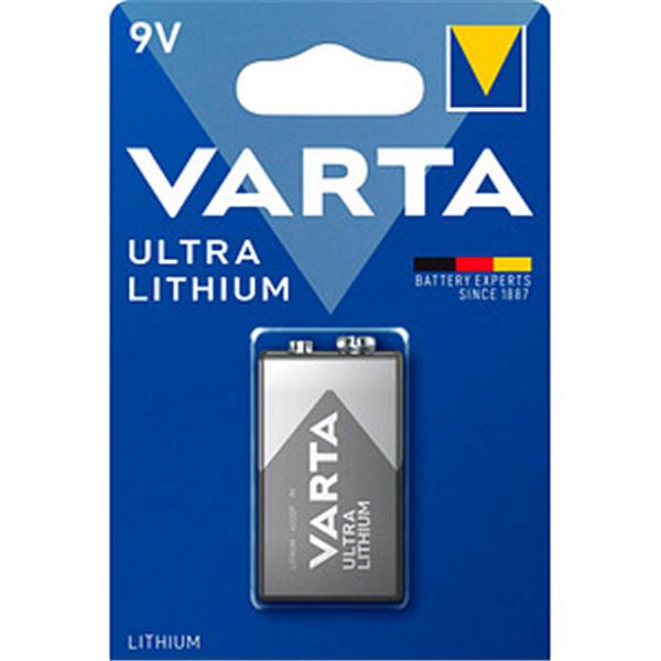 Actual product image Varta ULTRA Lithium (1 pcs., 9V Block, 1150 mAh)