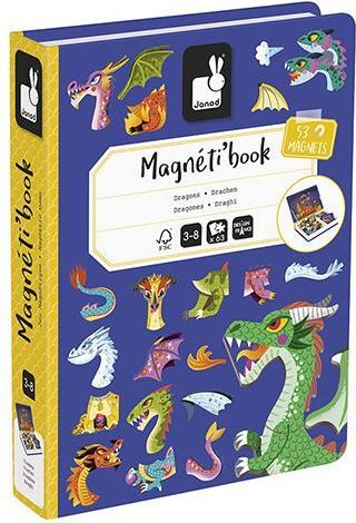 Actual product image Janod Magnetbuch Drachen