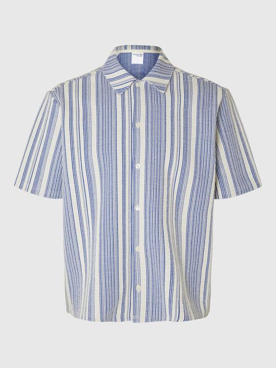 Produktbild Selected Homme Gestreiftes Kurzarmhemd (XL)