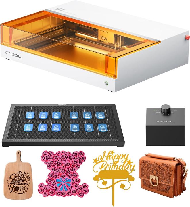 Actual product image XTool Lasergraviermaschine mit Autofokus und Air Assist