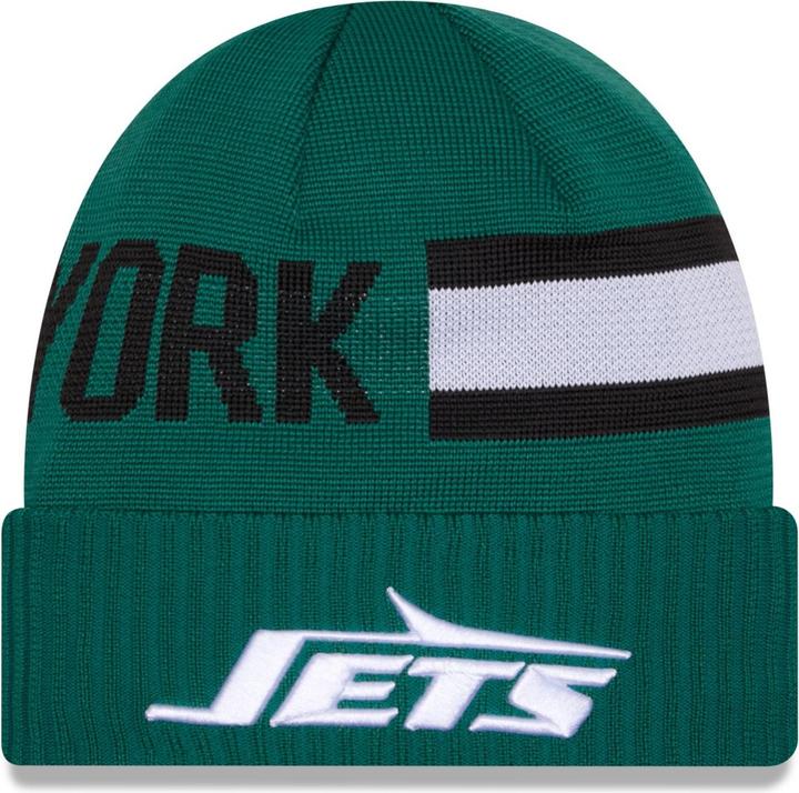 New Era NFL Sideline Tech Knit Mütze - New York Jets