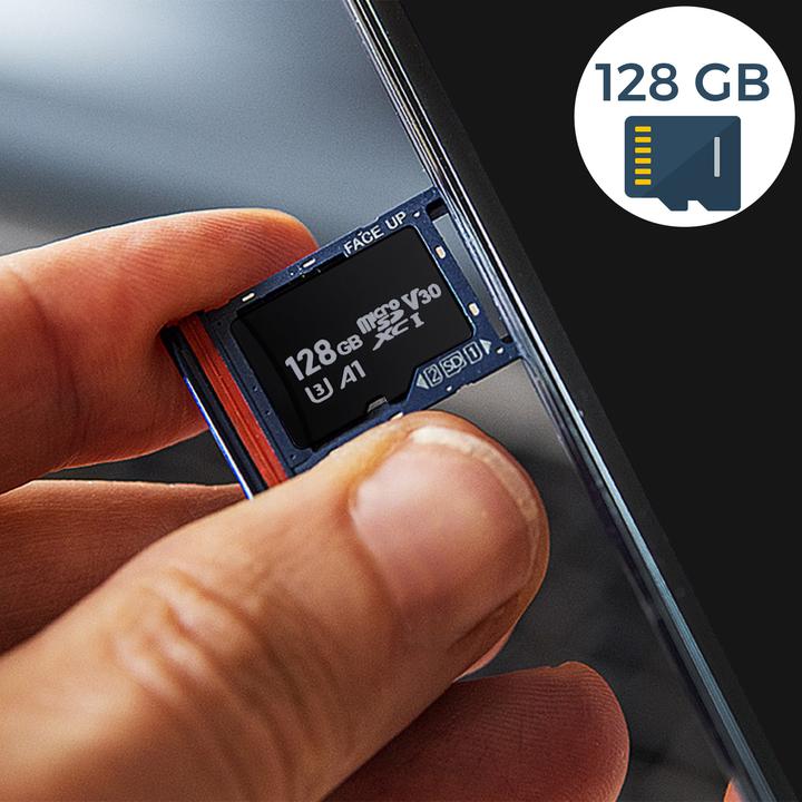 Actual product image IMRO MICROSDXC 10/128GB UHS-3 ADP Memory card Class 10 (128 GB, microSDXC, U3, UHS-III)