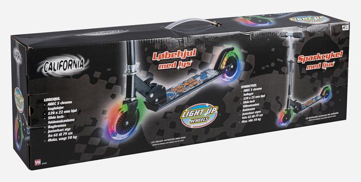 Produktbild California - Black scooter with LED lights (83153)