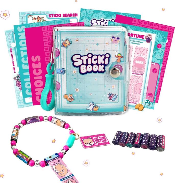 Actual product image Sky Castle Sticki Rolls - portable divisible sticker jewellery - Sticki book set
