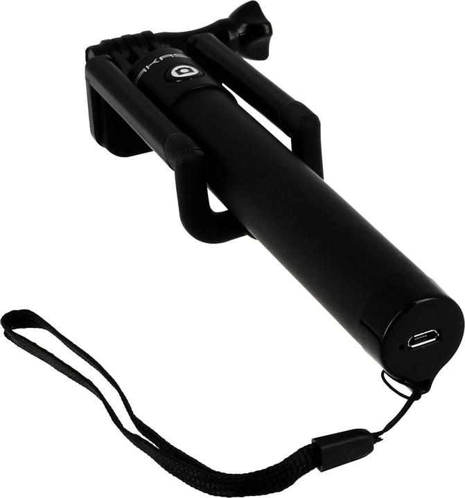 Produktbild Akashi Ausziehbare Selfie-Stange 18 bis 80cm + Auslöser