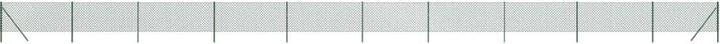 Produktbild VidaXL Maschendrahtzaun Grün 0,8x25 m, Farbe: Grün, Material
