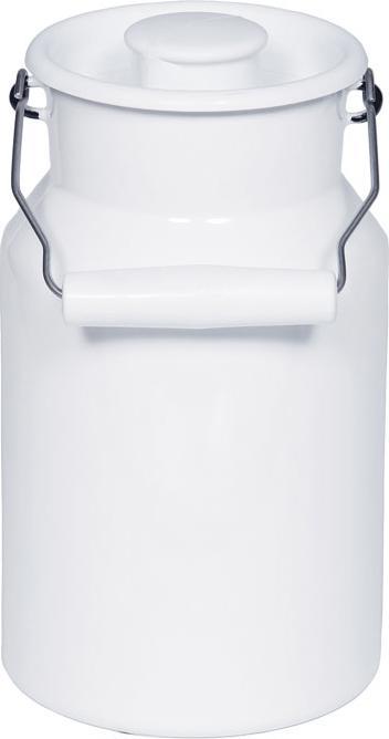 Produktbild Riess Milchkanne mit Emaille Deckel und Holzgriff 1L (1 l)