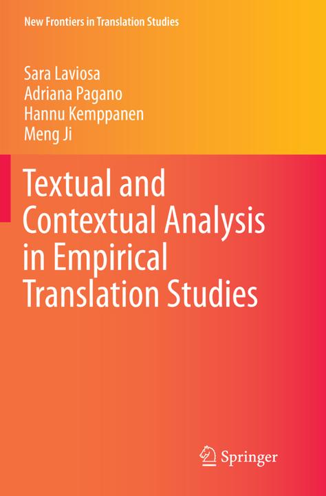 Actual product image Textual and Contextual Analysis in Empirical Translation Studies (English, Hannu Kemppanen, Sara Laviosa, Adriana Pagano, Meng Ji, 2018)