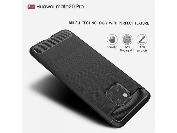Image du produit Screenguard Housse Huawei Mate 20 Pro Carbon Brushed Soft TPU (Mate 20 Pro)
