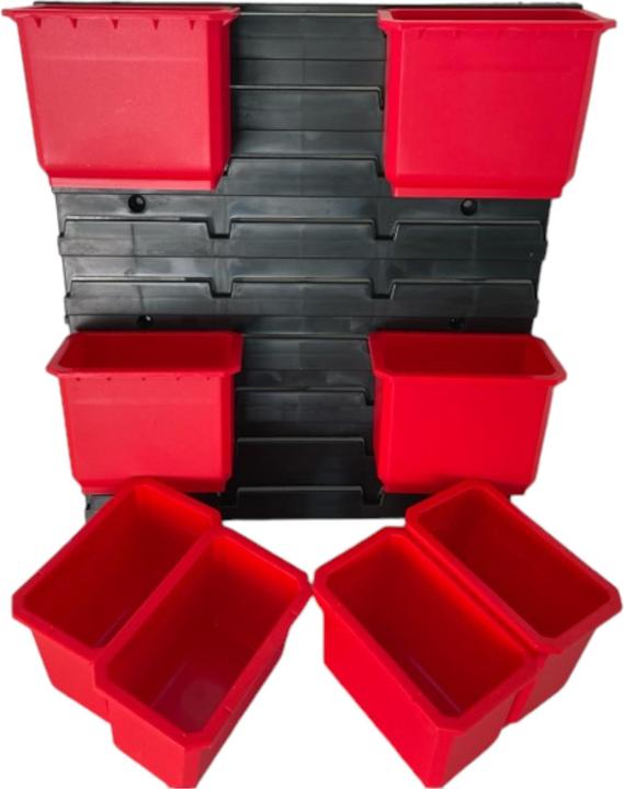 Immagine prodotto Tool Brothers Set di contenitori RHINO Toolbrothers No. 2 Parete dell'officina 39 x 35 cm con 8 contenitori per