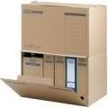 Produktbild Elba Archiv-Container tric System, naturbraun aus stabiler Wellpappe, mit Verschlusslasche (A4)
