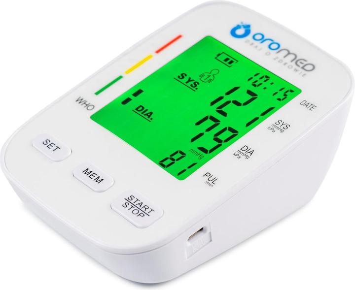 Produktbild Oromed Ciśnieniomierz naramienny ORO-BP3+ zasilacz (Blutdruckmessgerät Oberarm)