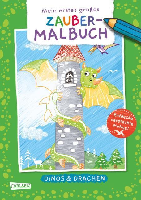Image du produit Mon premier grand livre de coloriage magique : Dinos & Dragons