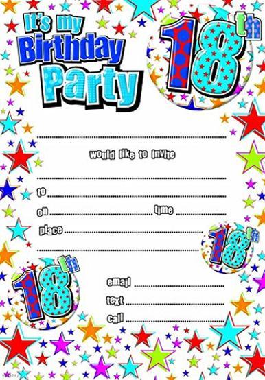 Image du produit Creative Party - Invitations MATURE (20 pcs)
