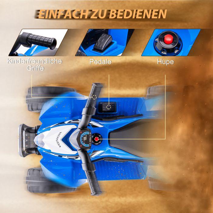 Immagine prodotto Swisshandel24 Elektro-Quad Miniquad Kinder Elektro ATV Kinderquad ab 18 Monaten Schwarz (6 V)