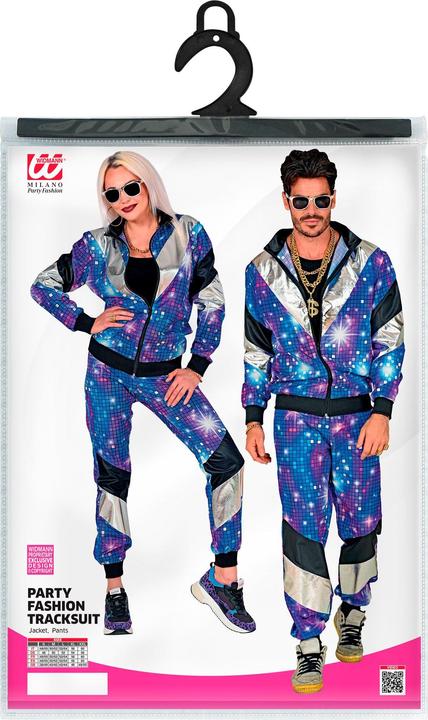 Produktbild Widmann 80er Jahre - Galaxy Trainingsanzug (XXL)